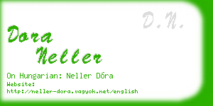 dora neller business card